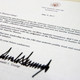 The termination letter from President Donald Trump to FBI Director James Comey is photographed in Washington, Tuesday, May 9, 2017. (AP Photo/Jon Elswick)